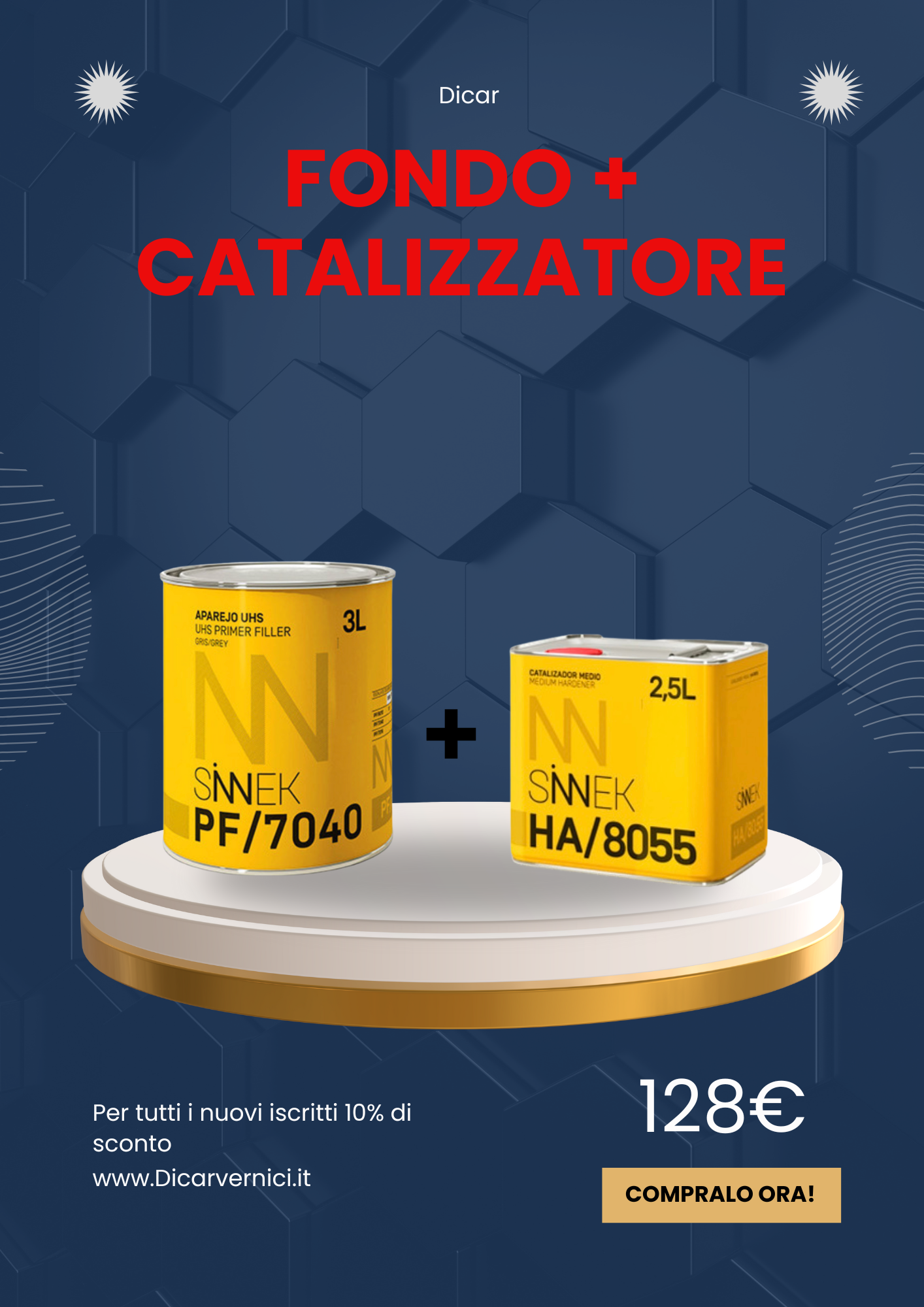 Fondo riempitivo grigio + catalizzatore medio