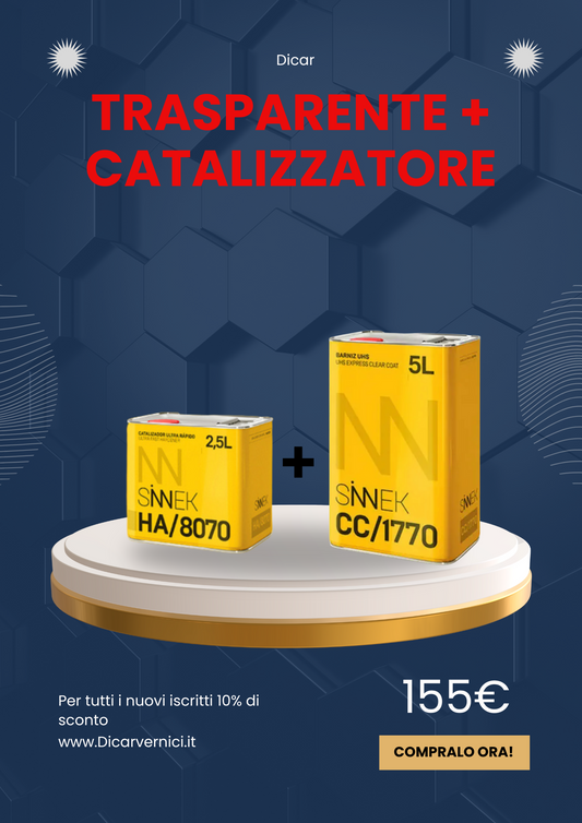 Trasparente Sinnek 1770 + catalizzatore