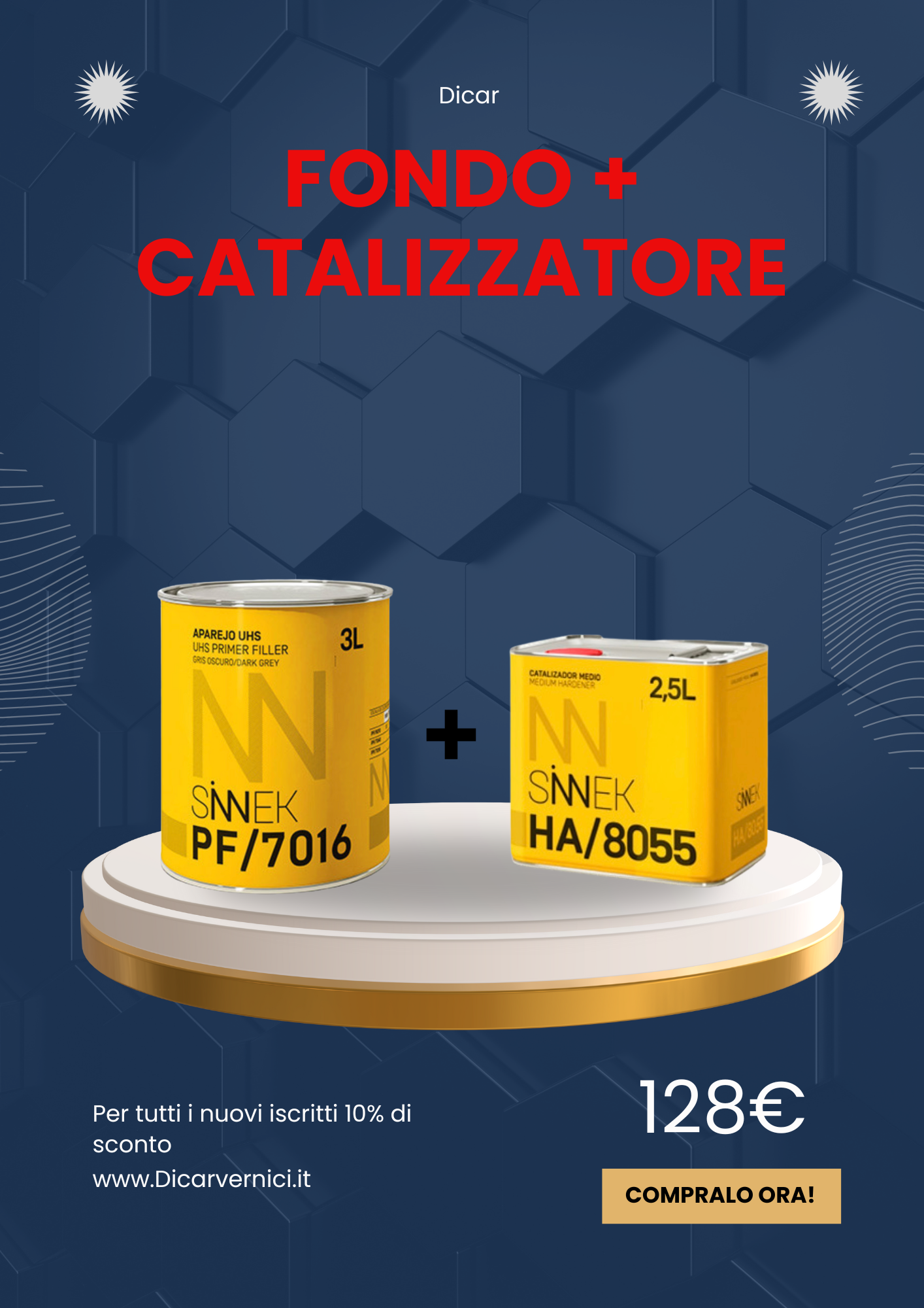 Fondo riempitivo nero + catalizzatore medio