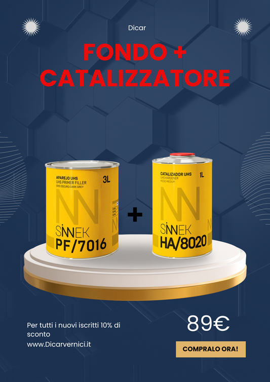 Fondo riempitivo nero + catalizzatore medio
